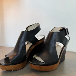 Michael Kors Josephine Leather Wedge
